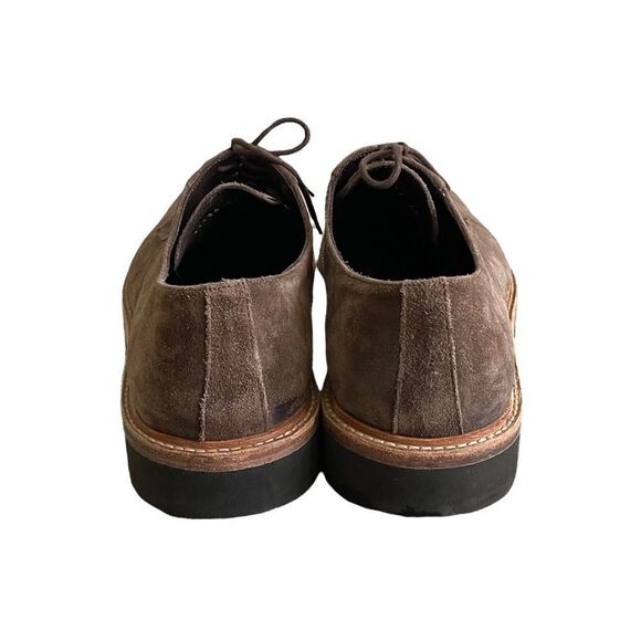 LUCA DEL FORTE Men’s Tan Brown Taupe Suede Lace Up Shoes 44 - Picture 6 of 12